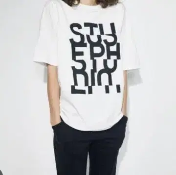 JOSEPH STUDIO 반팔 로고 T셔츠 화이트