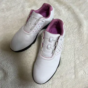 FootJoy 여성용 골프화 화이트/핑크