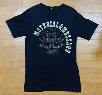 하마사키 아유미 MATERIAL MESSAGE 블랙 T셔츠 M 사이즈