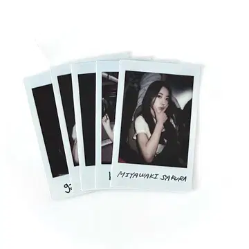 LE SSERAFIM [FEARLESS] MERCH 폴라로이드풍 스티커