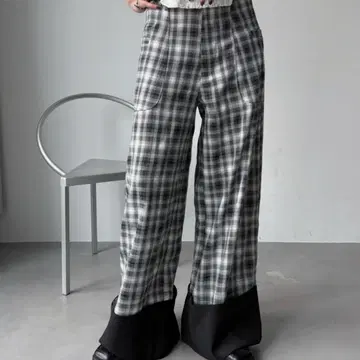 VACANCY 롤업 와이드 슬랙스 팬츠