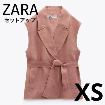 ZARA 셋업 베스트 하프 팬츠 XS