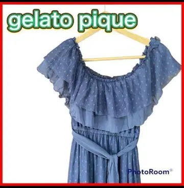 [ 신품 ] gelato pique 젤라또피케 롱 원피스 프릴