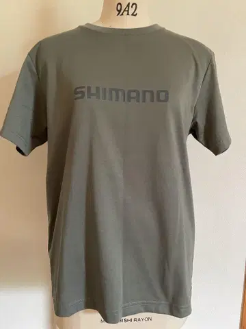 SHIMANO 그레이 T셔츠 레이온