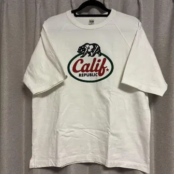 Calif Republic 곰 로고 티셔츠