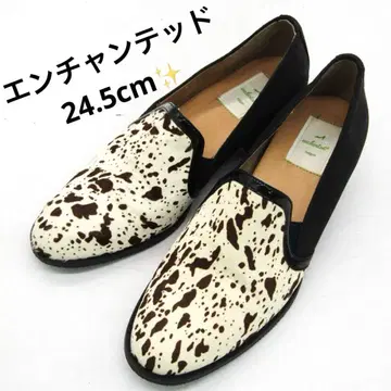 enchanted 펌프스 로퍼 신발 블랙 약 24.5cm