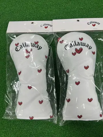 Callaway 하트 무늬 골프헤드커버 2세트