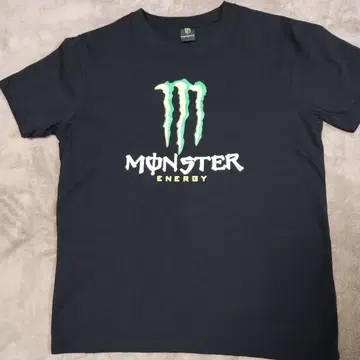 MONSTER ENERGY 블랙 티셔츠 L 사이즈