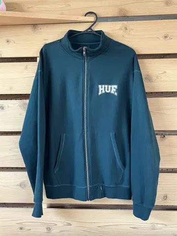 HOME TEAM FULL ZIP HUF 허프 상의 다크 그린