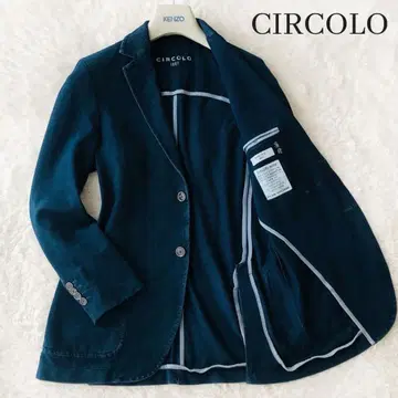 시르코로 테일러드 재킷 앙콘 저지 인디고 L 신축