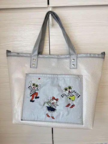 알베로베로 ALBEROBELLO 자수 PVC 토트백