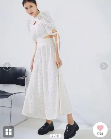 스위칭 데콜테 오픈 원피스 새상품급