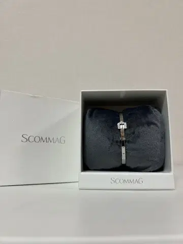 SCOMMAG 실버 팔찌 박스 포함