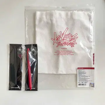 Nmixx FE304 MD 아크릴 펜 & 에코 백