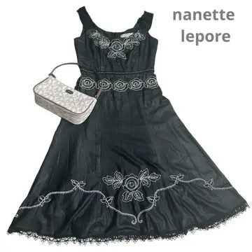 nanette lepore 나넷 레포어 원피스 까멜리아 원피스 블랙