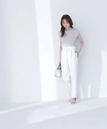 하토메 테이퍼드 슬랙스