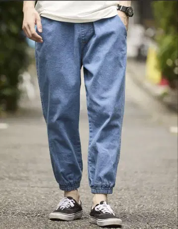 [거의 새상품급] FREAK'S STORE 스트레치 조거 팬츠 데님