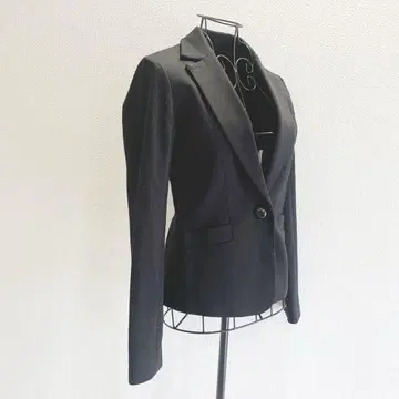 내추럴 뷰티 베이직 자켓 M 블랙 심플 포멀 고급