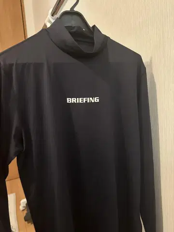 BRIEFING 네이비 긴팔 셔츠