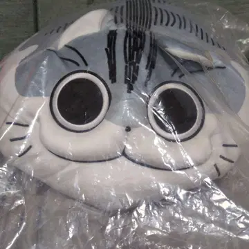 고양이 봉제 인형 밤에는 고양이와 함께