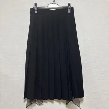 fetico 튤 플리츠 스커트