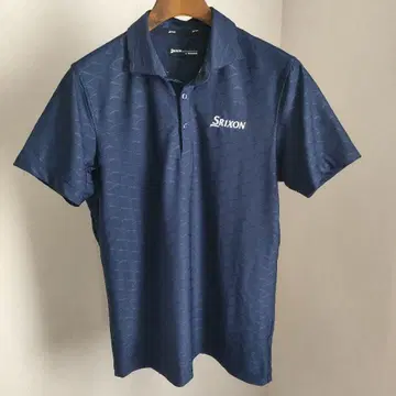 SRIXON 반팔 폴로셔츠 M 네이비 흡한속건 스트레치 골프웨어