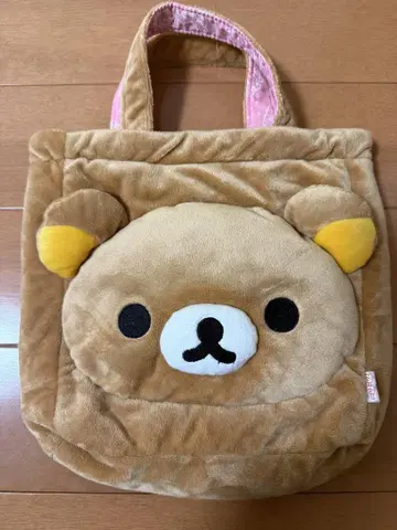 [미사용 새상품] 리락쿠마 네~에~ 5주년 봉제 인형 토트백