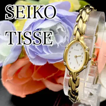 작동 손목시계 SEIKO 세이코 4P 다이아 골드 새 배터리 I83