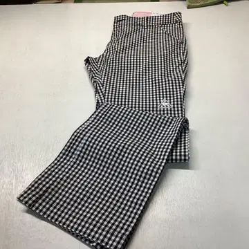 깅엄 체크 팬츠