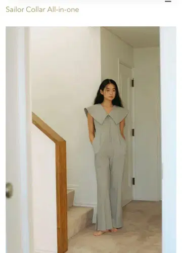 rosarymoon 플레어 팬츠 올인원