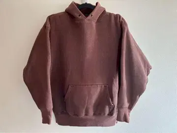 빈티지 더블 페이스 후드티 챔피온 단색 택 70s