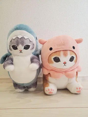 모프샌드 상어냥 바다 생물냥 3 BIG 봉제 인형 세트