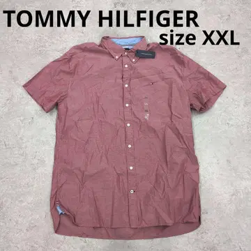 249 1 TOMMY HILFIGER 반팔 셔츠 XXL 빨간색 택 포함