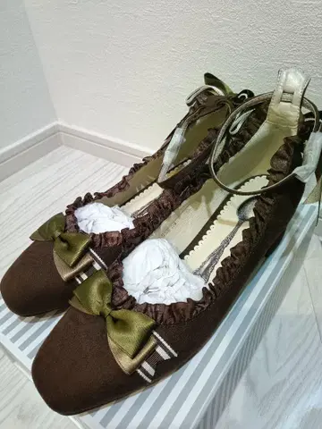 미사용 새상품 마이라클래식 초콜릿 펌프스 브라운