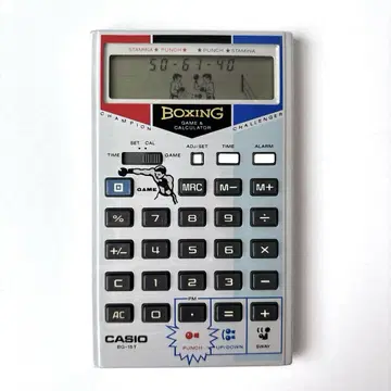 카시오 복싱 게임 계산기 BG-15T 쇼와 레트로 게임 빈티지