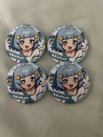 아오이 짱 신아오 캔뱃지 4세트