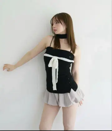 andmary Candice ribbon bare tops
