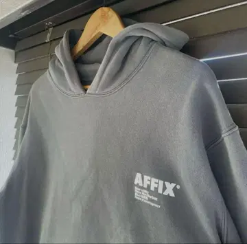 AFFIX 그레이 후디
