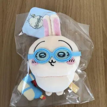 치이카와 고글 토끼 마스코트 봉제인형 키링