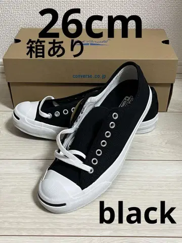 새상품 박스 포함 26cm 컨버스 잭퍼셀 1R194 블랙