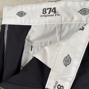 Dickies 874 Original Fit 블랙 워크 팬츠