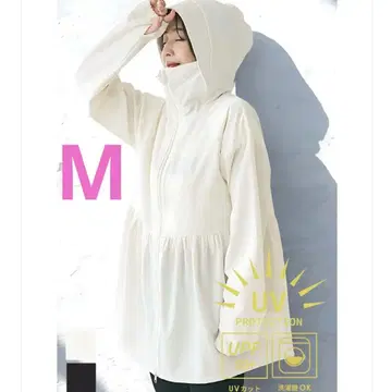 coca UV컷 개더 후드티 UV 후드티 M