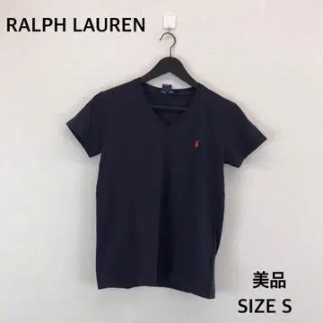 택 포함 새상품 Ralph Lauren V넥 티셔츠 사이즈 S 네이비