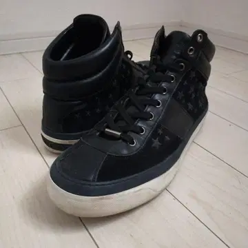 Jimmy Choo 하이컷 스니커즈 BELGRAVIA 스타 별 패턴