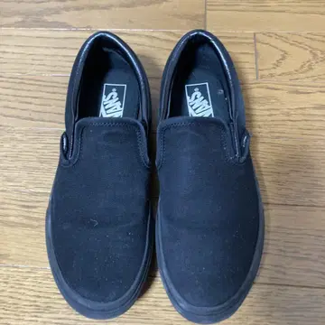 Vans 블랙 슬립온 25.5cm