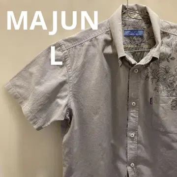 MAJUN 마준 카리유시 의류 반팔 셔츠 L 사이즈
