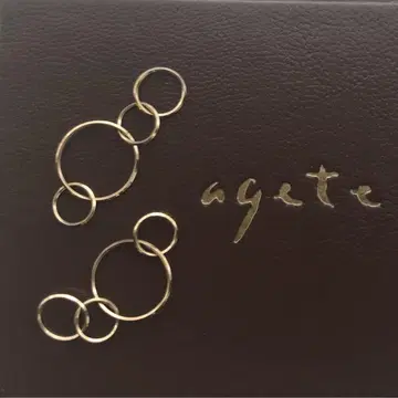 아가트 agete 10K 참 귀찌 귀걸이