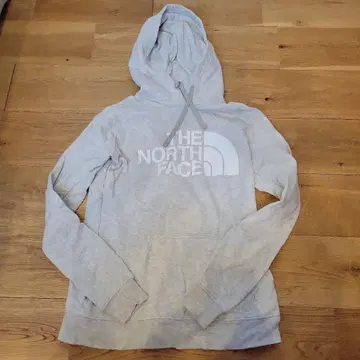 THE NORTH FACE 그레이 후드 부착 후드티 S 사이즈
