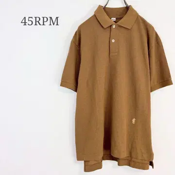 45알피엠 남성용 피케 셔츠 면100% 일본제