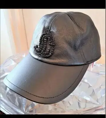 가죽 캡 햇 천연 가죽 지미추 JIMMYCHOO [새상품, 미사용]